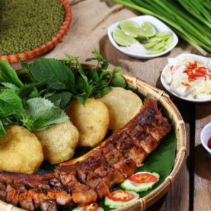 Sườn cốt lết nướng mắm ruốc